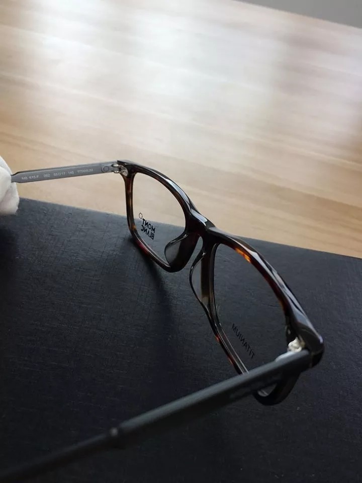 自营原纯正德国血统montblanc万宝龙纯钛醋酸纤维板材光学近视眼镜框