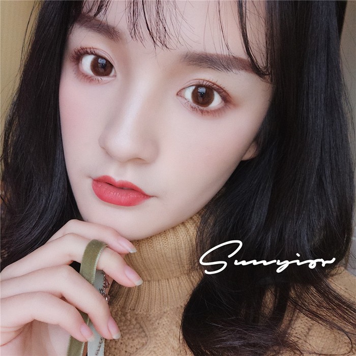 sunyior秀儿lucocobrown洛可可巧棕140mm美瞳