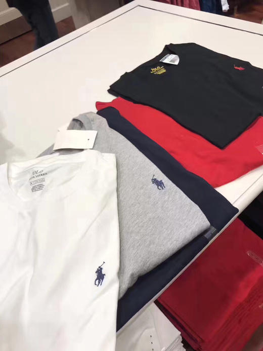 必备单品！RL 拉夫劳伦polo 男士圆领基础款短袖T恤 国内¥990/件，找我¥340/件 商品图1