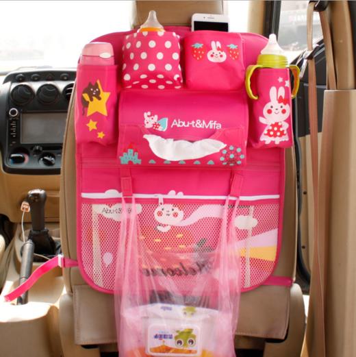 【汽车用品】韩版车用卡通收纳袋汽车用品收纳挂袋车座后背置物袋车载储物袋 商品图10