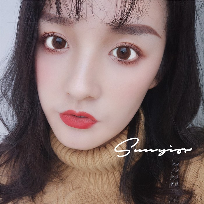 sunyior秀儿lucocobrown洛可可巧棕140mm美瞳