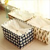 【家居百货】棉麻印花收纳筐 脏衣篮 创意家居收纳 商品缩略图1