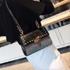 【服饰鞋包】韩版时尚潮流百搭锁扣pu皮亮片小方包春季新款斜跨单肩包 商品缩略图3