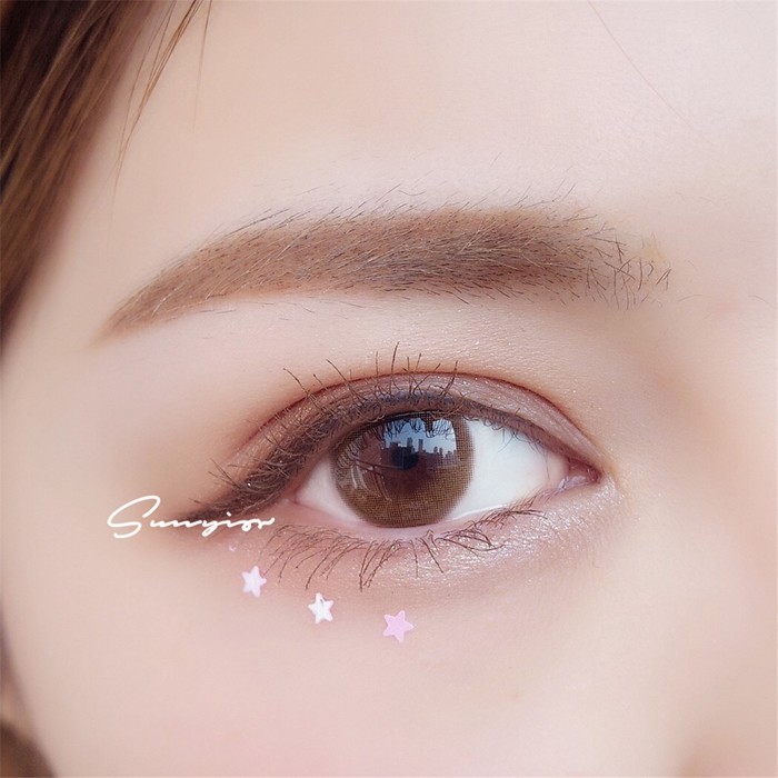 sunyior秀儿lucocobrown洛可可巧棕140mm美瞳