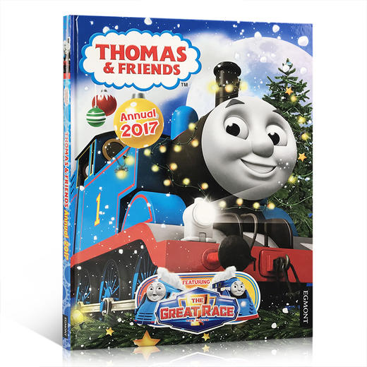 英文原版 Thomas & Friends Annual 2017托马斯和他的小伙伴们 儿童启蒙精装图书故事书 亲子阅读英语学习Egmont Books出版 商品图0