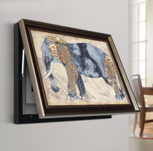 【家纺】*家纺家饰现代简约液压式上翻电表箱装饰画餐厅走廊北欧油画挂画 商品图0