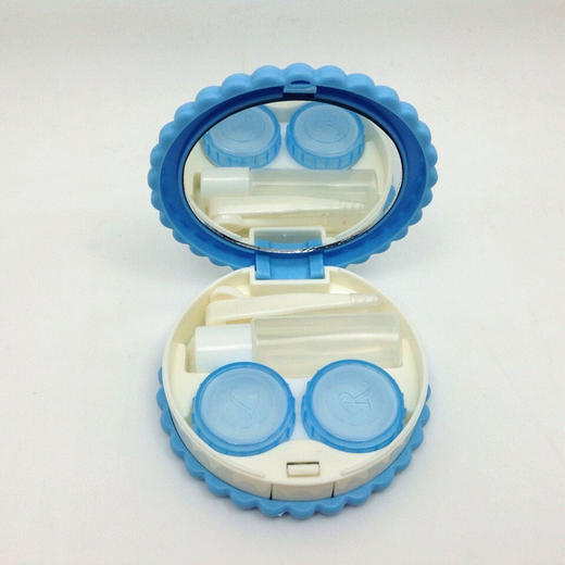 隐形眼镜盒子卡通美瞳盒批发伴侣盒双联盒护理盒368 商品图2