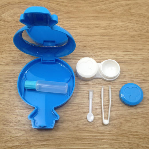 机器猫隐形眼镜盒美瞳盒伴侣盒护理盒双联盒811 商品图3