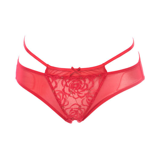 雅黛丽女士性感三角低腰内裤大红色y7719裤