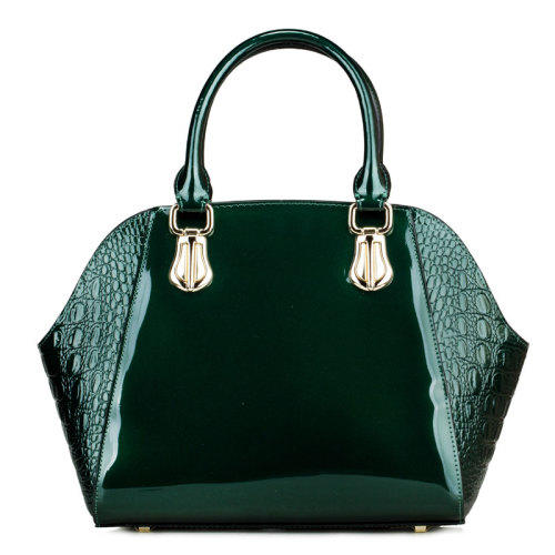 纳薇时尚百搭鳄鱼纹手袋货号122898