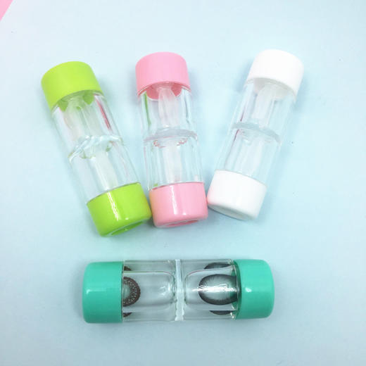 硬性RGP隐形眼镜盒简单美瞳盒子护理盒双联盒伴侣盒洁达6010 商品图4