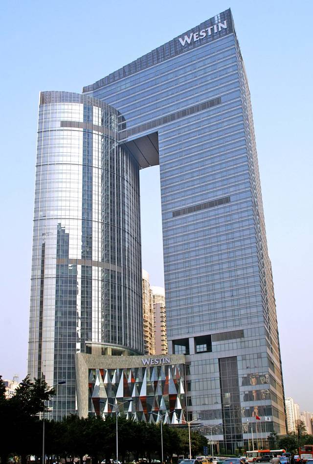 海航威斯汀酒店 酒店坐落在广州cbd天河区 地理位置绝对优越 交通方便
