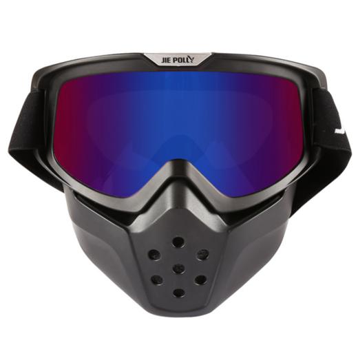 【户外运动】鲨鱼同款复古哈雷风镜 越野摩托车户外装备 骑行眼镜 商品图7