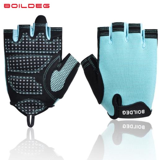 【户外运动】BOILDEG/沸腾骑行手套半指 防滑耐磨户外手套 运动装备自行车手套 商品图2