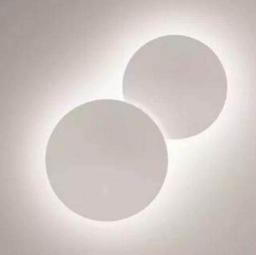 【家居百货】日食创意壁灯 现代简约个性圆形超薄led客厅卧室走道装饰组合灯饰 商品图3