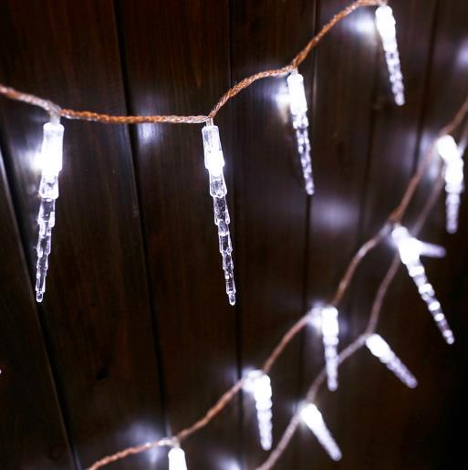 【家居百货】新款led圣诞树彩灯冰条灯串节日婚庆房间创意装饰灯 商品图4