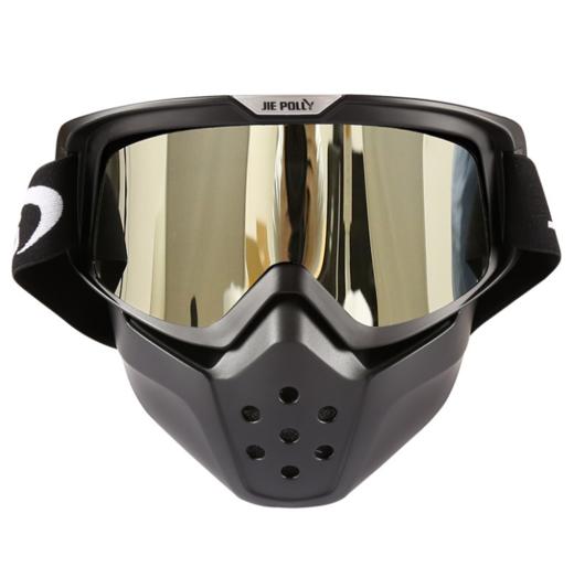 【户外运动】鲨鱼同款复古哈雷风镜 越野摩托车户外装备 骑行眼镜 商品图9