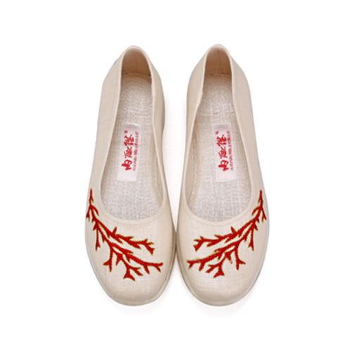 内联升女鞋手工单鞋千层底工艺十字底海元口布鞋8425A/8671A 商品图3