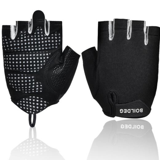 【户外运动】BOILDEG/沸腾骑行手套半指 防滑耐磨户外手套 运动装备自行车手套 商品图7