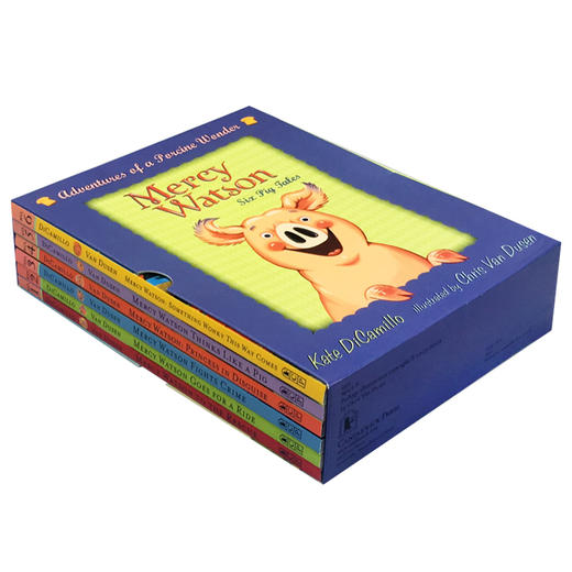 【英文原版】Mercy Watson Boxed Set 小猪梅西6册章节书Kate DiCamillo 启蒙儿童桥梁章节小说 中小学英语阅读提升 商品图1
