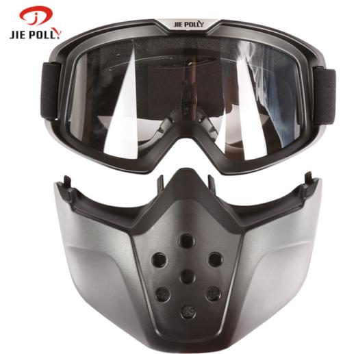 【户外运动】鲨鱼同款复古哈雷风镜 越野摩托车户外装备 骑行眼镜 商品图2