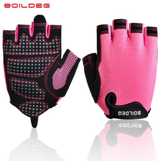 【户外运动】BOILDEG/沸腾骑行手套半指 防滑耐磨户外手套 运动装备自行车手套 商品图1