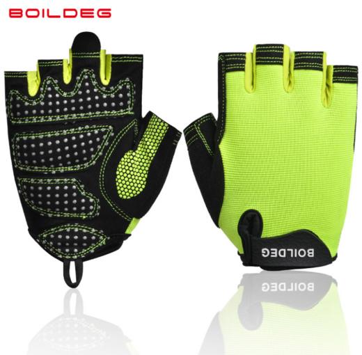 【户外运动】BOILDEG/沸腾骑行手套半指 防滑耐磨户外手套 运动装备自行车手套 商品图0