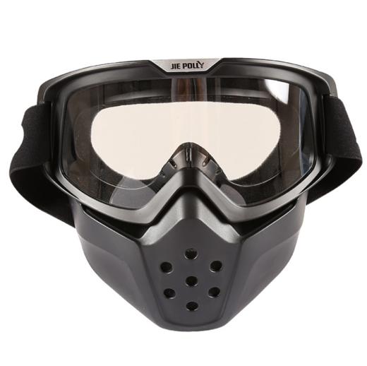 【户外运动】鲨鱼同款复古哈雷风镜 越野摩托车户外装备 骑行眼镜 商品图6