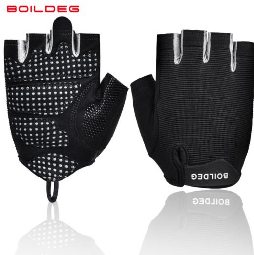 【户外运动】BOILDEG/沸腾骑行手套半指 防滑耐磨户外手套 运动装备自行车手套 商品图3