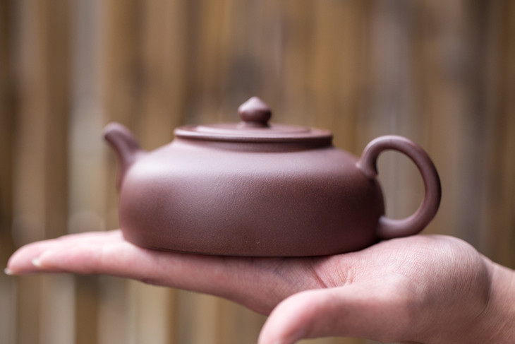 青山精选紫泥雅趣紫砂壶240cc左右
