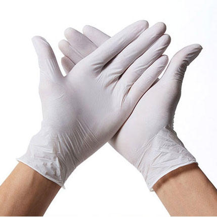 #每天一副 有效防护#标准型白色一次性丁腈手套 工业食品加工汽修实验室日常防护 APFWCMD 商品图1