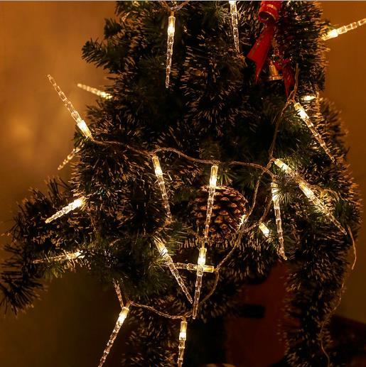 【家居百货】新款led圣诞树彩灯冰条灯串节日婚庆房间创意装饰灯 商品图5