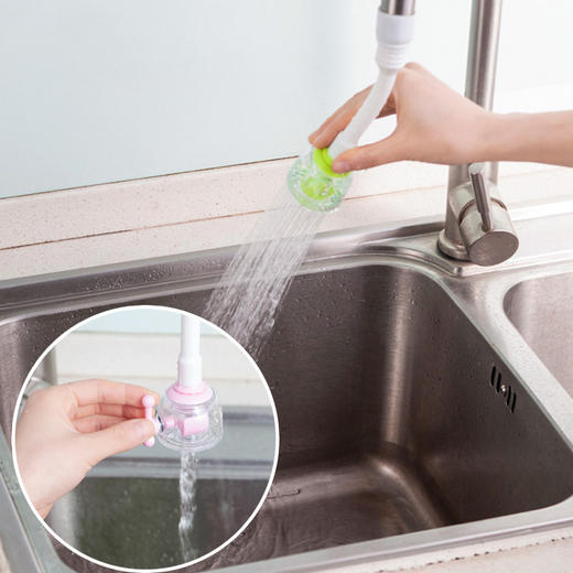 水龙头花洒节水器可旋转防溅自来水嘴过滤阀 商品图3