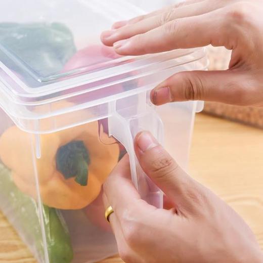 【家居百货】阮赞可叠加抽屉式冰箱收纳盒保鲜盒水果食品储物盒蔬菜整理盒 商品图2