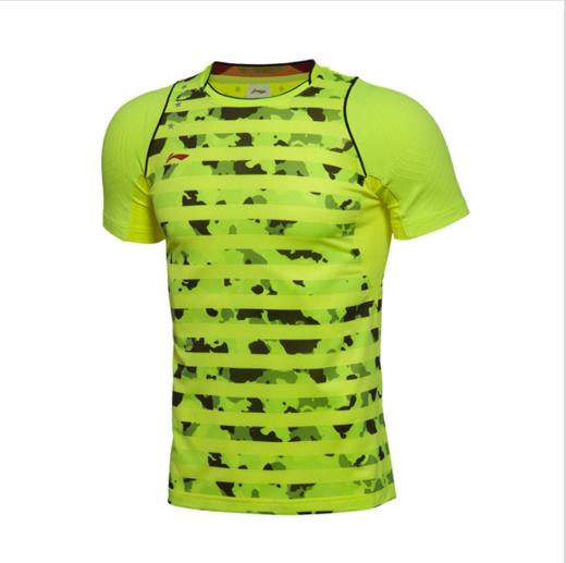  羽毛球系列 男女短袖吸湿排汗比赛服上衣T恤运动服 商品图6