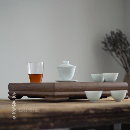 景德镇青白瓷整套功夫茶具套装现代中式泡茶器小清新盖碗家用办公 商品图0