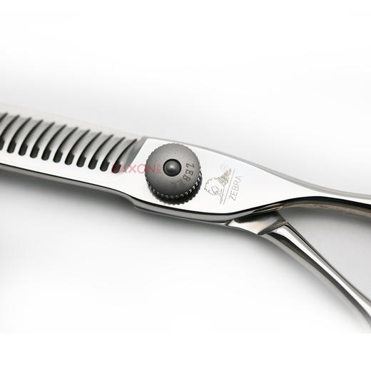 ZEBRA斑马剪刀 B603023 牙剪/调量剪/综合牙剪/打薄剪/去发量25-30%/鹿角齿/ 30根齿/正刃 商品图3