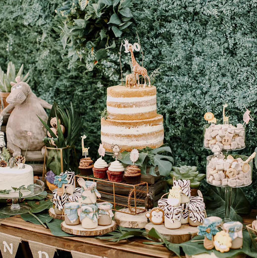 森林动物园宝宝百日宴 商品图0