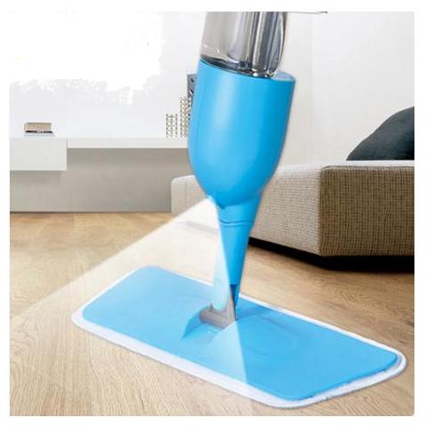 赠品  喷水拖把家用木地板大号懒人旋转托把喷雾平板地拖布 商品图0
