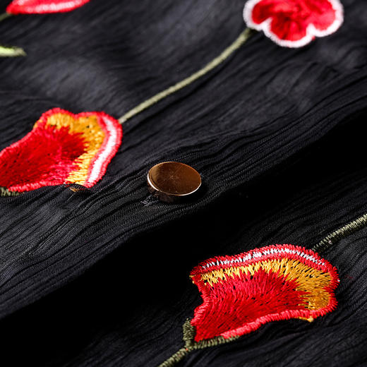 og8210荷叶边衬衣刺绣长袖打底衫