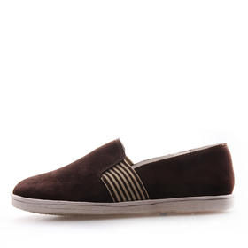 内联升男鞋手工单鞋千层底沙漠之舟系列松紧口布鞋送礼佳品8308A