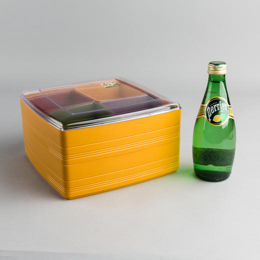 【让吃饭变成一件有颜色的事儿】日本inomata带分格饭盒彩色单双层饭盒保鲜盒便当盒水果盒 商品图1