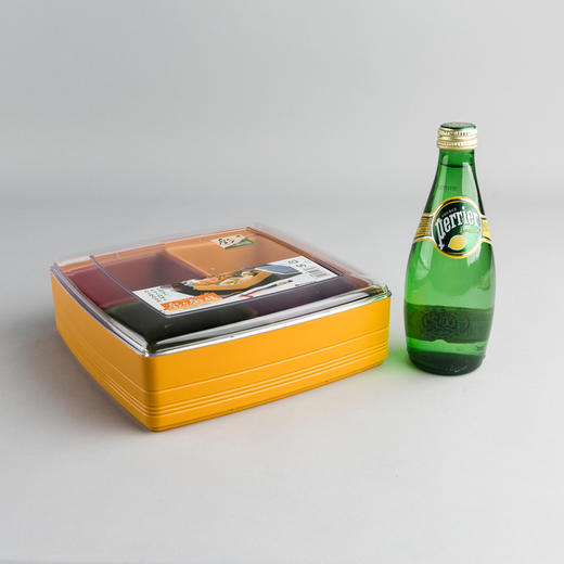 【让吃饭变成一件有颜色的事儿】日本inomata带分格饭盒彩色单双层饭盒保鲜盒便当盒水果盒 商品图11