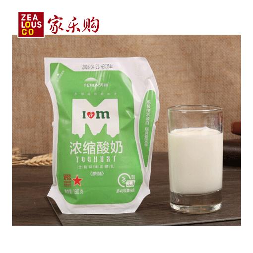 天润原味浓缩酸奶180g袋