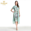 乔万尼夏季真丝印花古风假两件连衣裙EB2E852 商品缩略图1