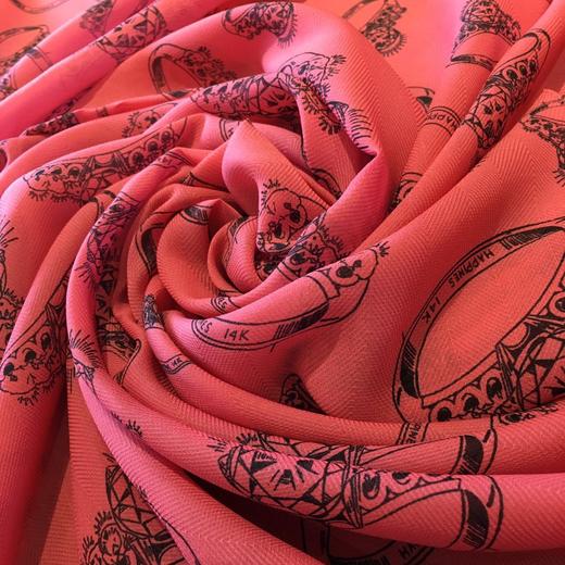 聚酯纤维印花长巾（艺术家作品）  上 商品图2