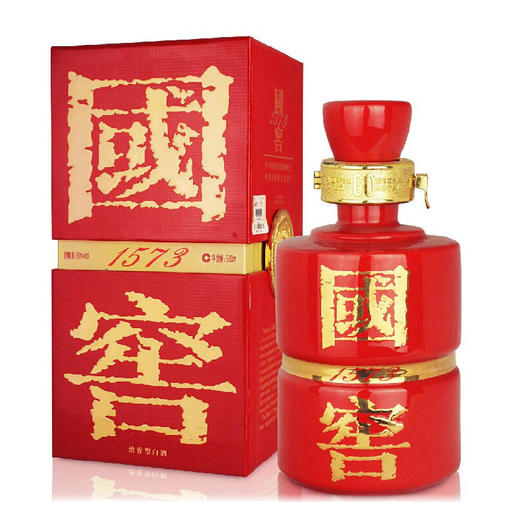 60度国窖1573红瓷瓶500ml