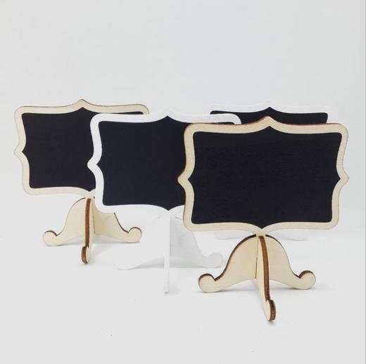 【家居摆件】木质工艺品环保创意小黑板席位牌家居摆件婚庆装饰礼品 商品图0