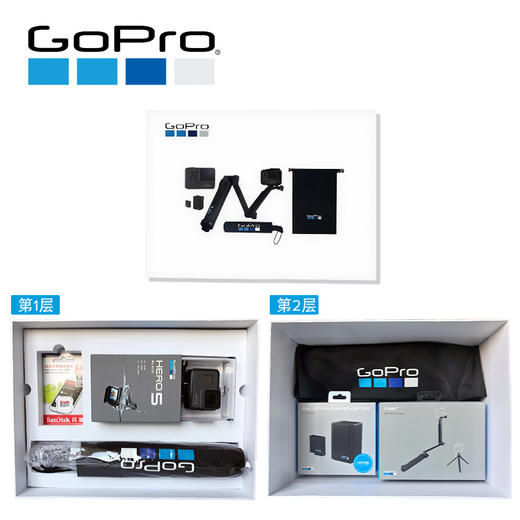 GoPro HERO 5 BLACK臻享礼盒高清数码摄像机运动相机礼盒定制送礼 商品图4