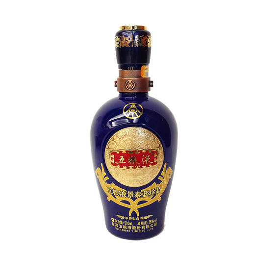 56度景泰蓝珍品五粮液500ml（2012年老酒） 单瓶 商品图1